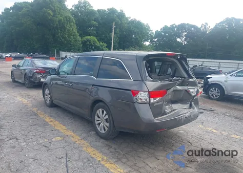 2015 Honda Odyssey Ex-L из США, поврежденный, VIN 5FNRL5H67FB041580